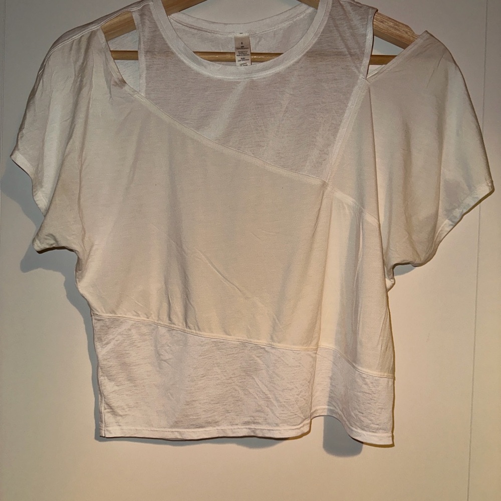 lululemon athletica White Crop Top